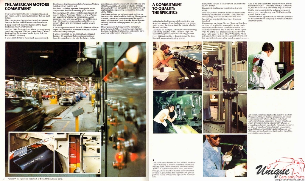 1980 AMC Full Line Prestige Brochure Page 4